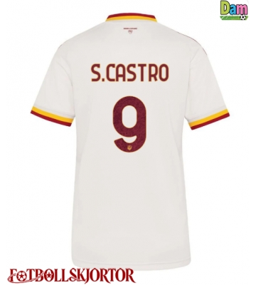 AS Roma Santiago Castro #9 Bortatröja Dam 2026-27 Kortärmad